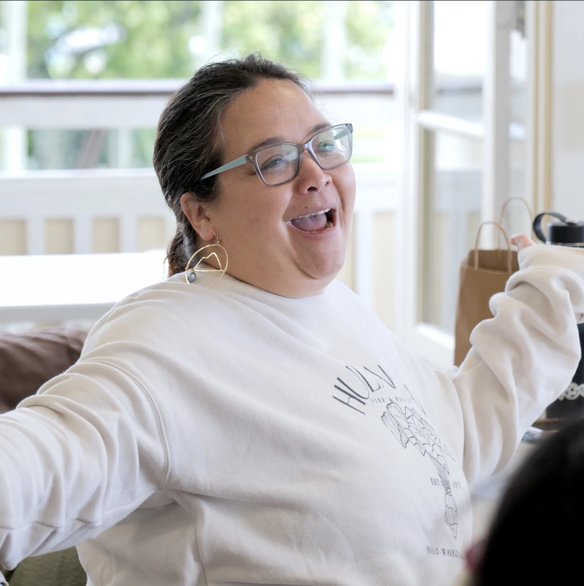 A wellbeing lead in conversation