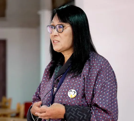 A school leader speaking