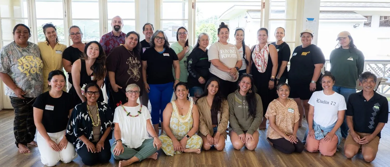 Educators at a Hawaii Level 2 wellbeing training